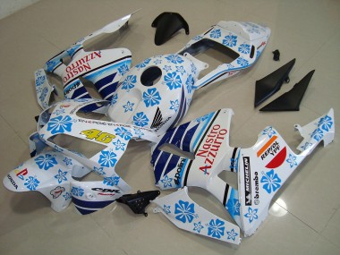 Nastro Azzurro 2003-2004 CBR600RR Motorcycle Fairings