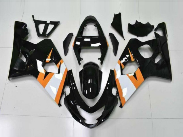 Orange Black 2004-2005 GSXR 600/750 Motorcycle Fairings Orange Black 2004-2005 GSXR 600/750 Motorcycle Fairings