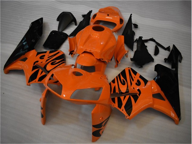 Orange Black 2005-2006 CBR600RR Motorcycle Fairing Orange Black 2005-2006 CBR600RR Motorcycle Fairing