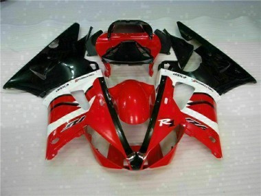 Red 2000-2001 YZF R1 Full Motorcycle Fairing Kits