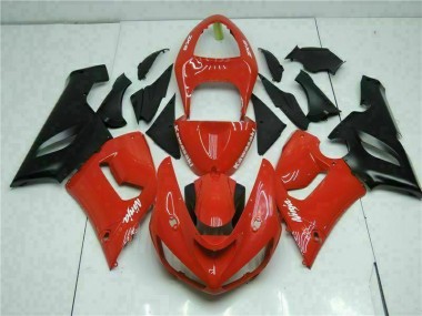 Red 2005-2006 ZX6R Motorcycle Fairing