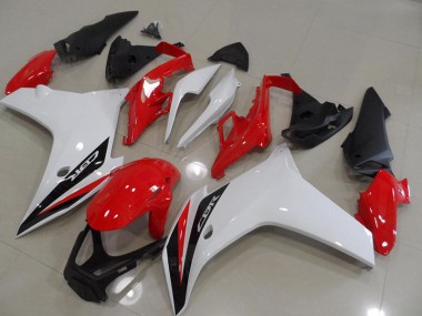 Red Black White 2011-2013 CBR600F Motorcycle Fairings