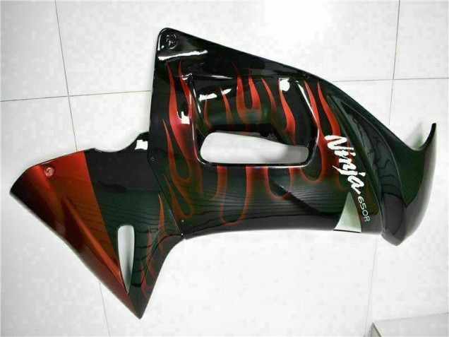 Red Flame 2006-2008 EX650 Motorcycle Fairings Red Flame 2006-2008 EX650 Motorcycle Fairings