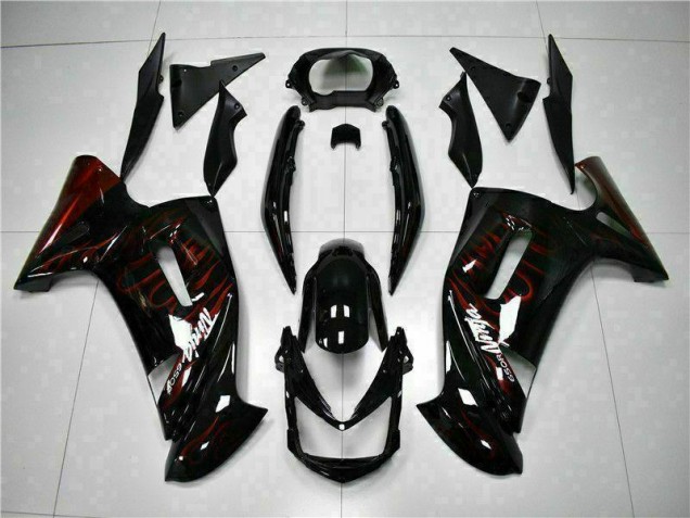 Red Flame 2006-2008 EX650 Motorcycle Fairings Red Flame 2006-2008 EX650 Motorcycle Fairings