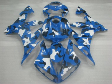 Red White 2004-2006 YZF R1 Motorcycle Fairings