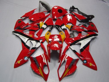 Red White 2009-2014 S1000RR Motorcycle Fairings