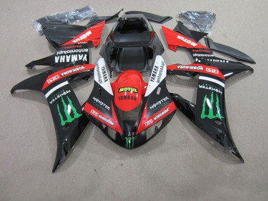 Red White Black Motul 2004-2006 YZF R1 Motorcycle Fairings