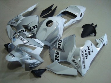 Repsol White Silver 2003-2004 CBR600RR Motorcycle Fairings