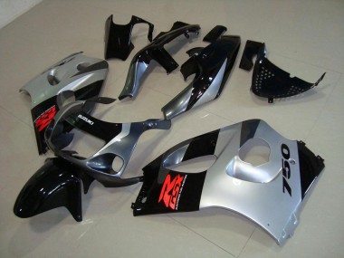 Silver 1996-2000 GSXR 600 Motorcycle Fairings