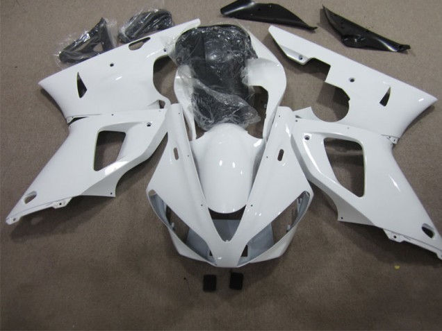 White 2000-2001 YZF R1 Motorcycle Fairings White 2000-2001 YZF R1 Motorcycle Fairings
