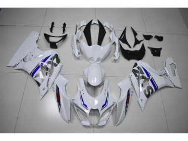 White 2017-2021 GSXR 1000 Motorcycle Fairing