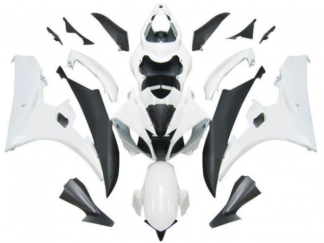 White Black 2006-2007 YZF R6 Full Motorcycle Fairing Kits White Black 2006-2007 YZF R6 Full Motorcycle Fairing Kits