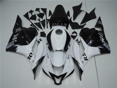 White Black 2009-2012 CBR600RR Motorcycle Fairing