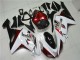 White Black Red 2007-2008 ZX6R Motorcycle Fairings White Black Red 2007-2008 ZX6R Motorcycle Fairings