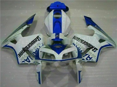White Blue 2005-2006 CBR600RR Motorcycle Bodywork
