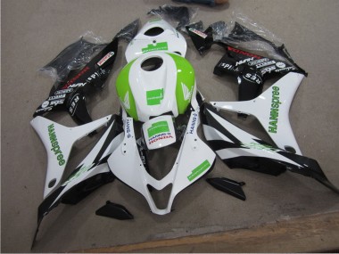 White Green Hannspree 2004-2005 CBR1000RR Motorcycle Fairings