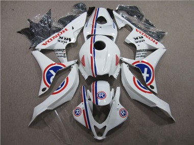 White R 2007-2008 CBR600RR Motorcycle Fairings