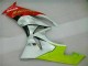 White Red H. Energy 2009-2012 ZX6R Motorcycle Fairings