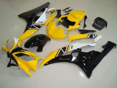 Yellow 2006-2007 YZF R6 Full Motorcycle Fairing Kits