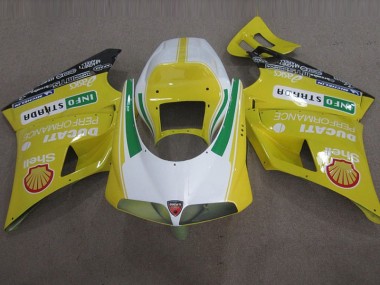 Yellow Shell Info Strrda 1993-2005 Ducati 748 Motorcycle Fairings